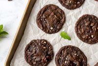 Double Chocolate Mint Chip Cookies Recipe for Rich, Chewy Treats