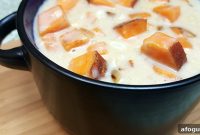 Creamy Sweet Potato and Corn Chowder (Vegetarian Recipe)