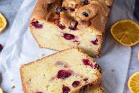 Vibrant Orange Cranberry Vegan Cake Recipe