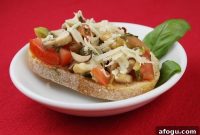 Mushroom and Parmigiano Bruschetta Recipe for Rustic Appetizers