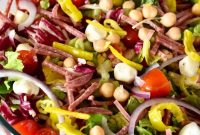 Crisp Italian Chopped Salad with Zesty Vinaigrette Dressing