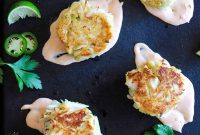 Coconut-Lime Crab Cakes with Spicy Chili Mayo