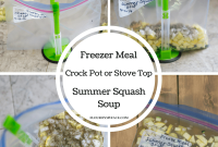 Make-Ahead Summer Squash Soup for Freezer Meals