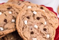 Decadent Hot Chocolate Cookie Recipe with Melting Centers