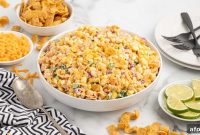 Crispy Frito Corn Salad Recipe with Creamy Ranch Dressing