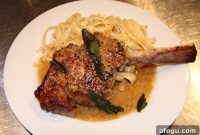 Lemon Sage Veal Chops with Creamy Mascarpone Sauce