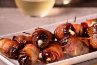 Maple Sriracha Devils on Horseback: Sweet-Spicy Bacon Bites