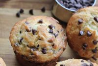 Bakery-Style Chocolate Chip Yogurt Muffins Recipe