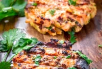 Homemade Salmon Burgers with Lemon-Dill Sauce