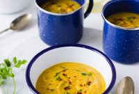 Hearty Lentil and Vegetable Soup with Fresh Parsley