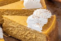 Creamy Pumpkin Cheesecake Recipe with Gingersnap Crust