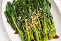 Gai Lan Stir-Fry with Oyster Sauce: Chinese Broccoli Recipe