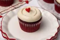 Red Velvet Cupcakes with Classic Cream Cheese Frosting