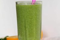 Dairy-Free Green Breakfast Smoothie Recipe