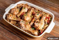 Paprika Chicken Drumsticks with Rice & Sautéed Cabbage — One-Pan Meal