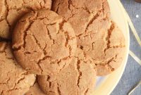 Crispy Ginger Cookies — Eggless Homemade Recipe