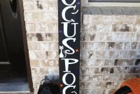 DIY Hocus Pocus Porch Sign for Halloween Decor