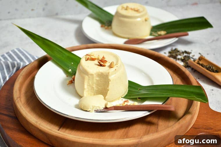 jasmine panna cotta