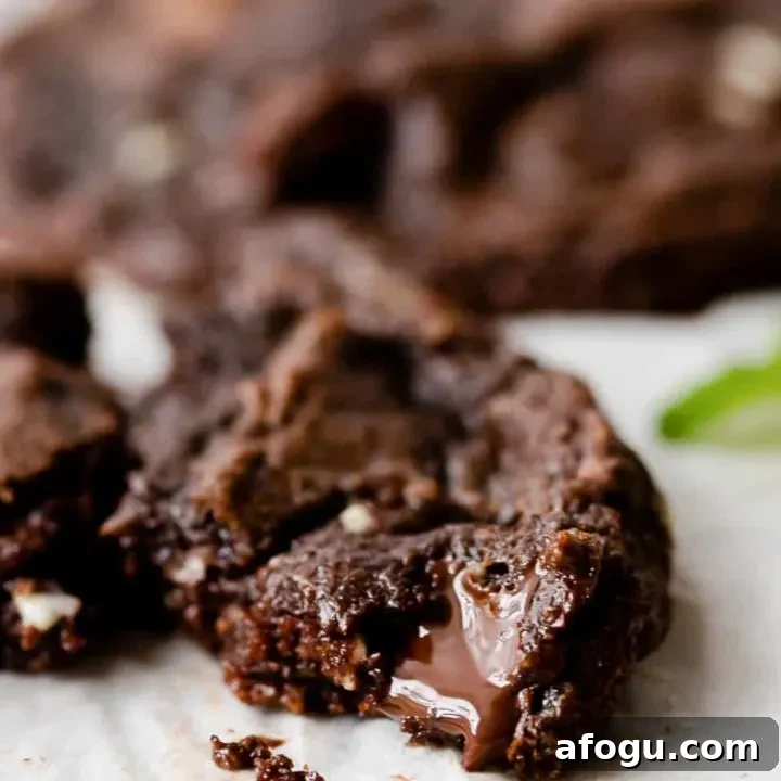 If you’re a fan of chocolate, and mint, these double chocolate mint chip cookies need to be on your to bake list!