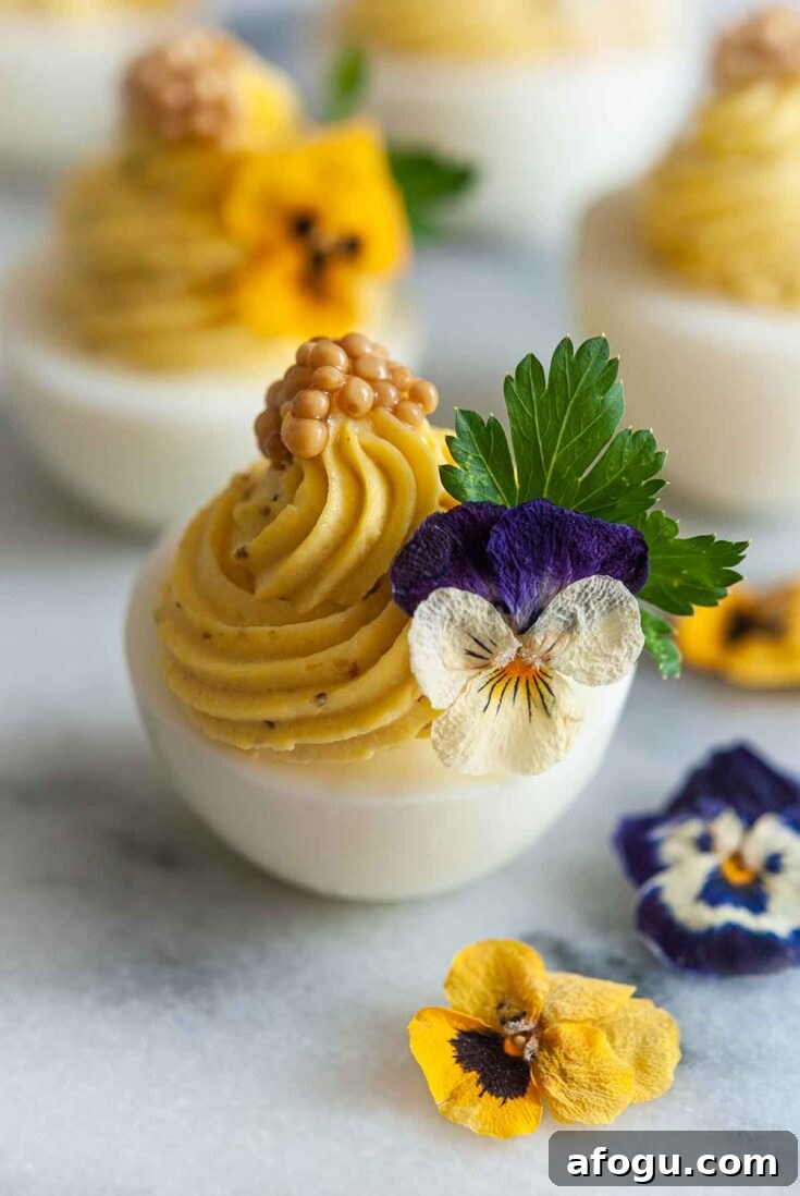 bridal shower deviled eggs.