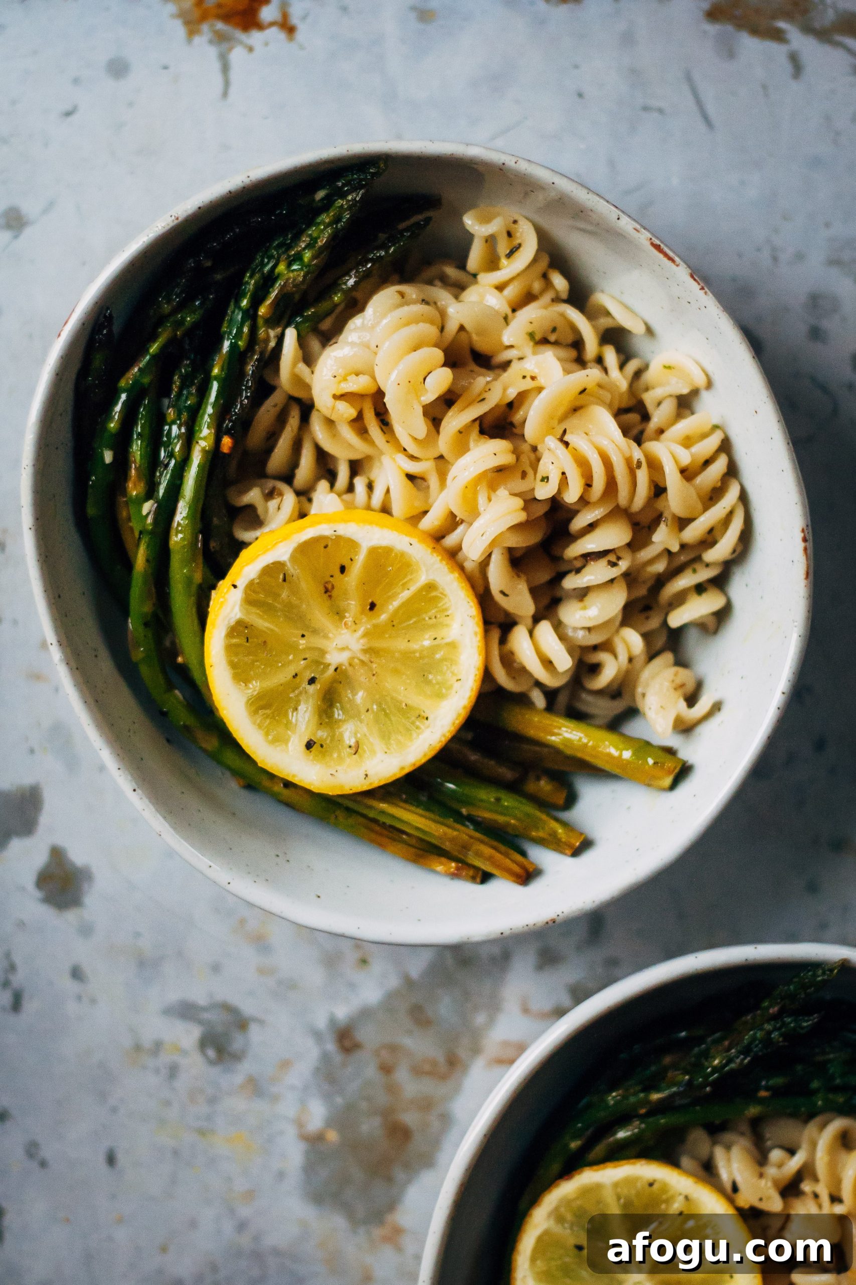 The Best Roasted Asparagus + A Lemony Herb Spring Pasta | Well and Full | #vegan #pasta #recipe