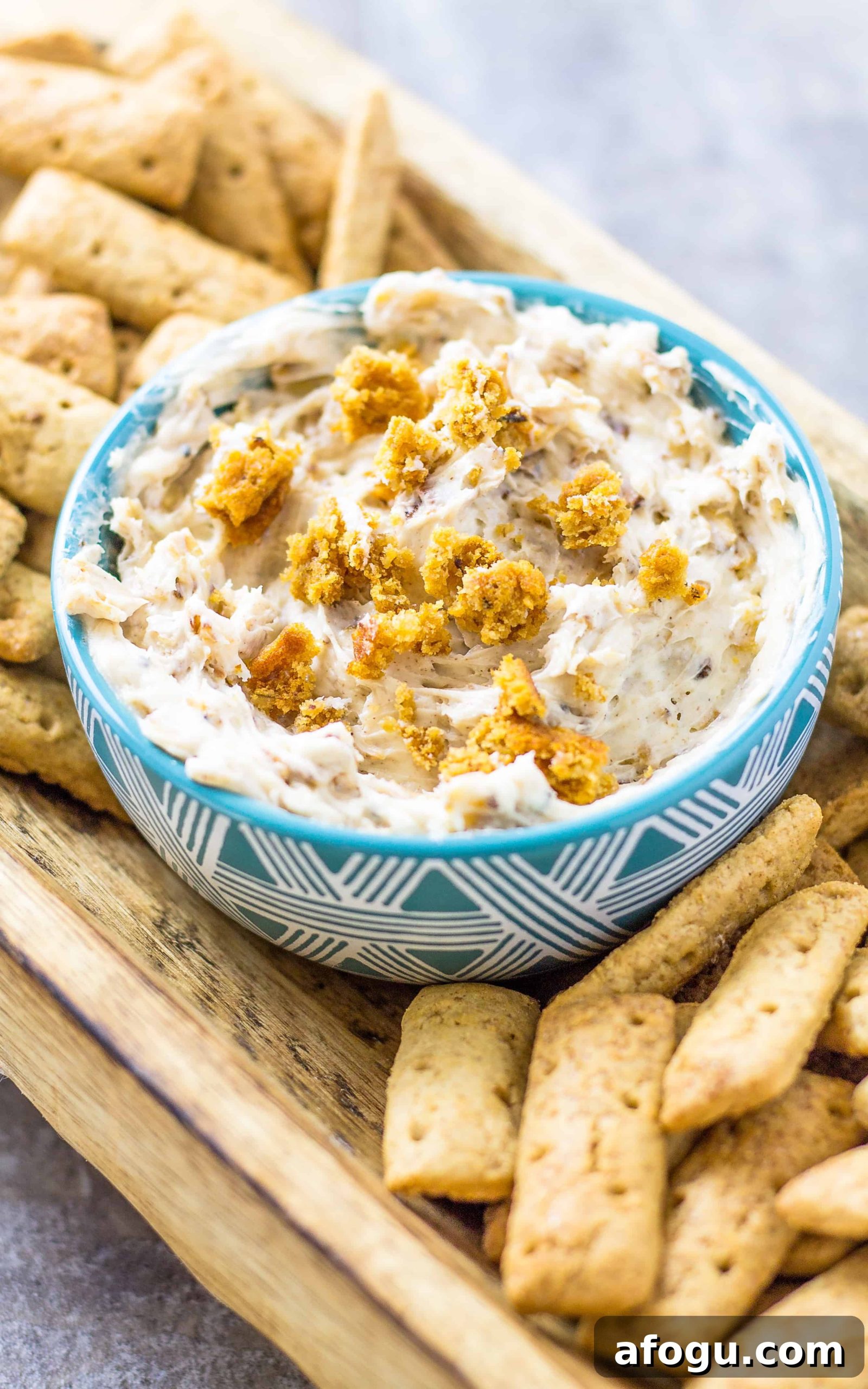 Oatmeal Cream Pie Dip with Cinnamon Sticks 