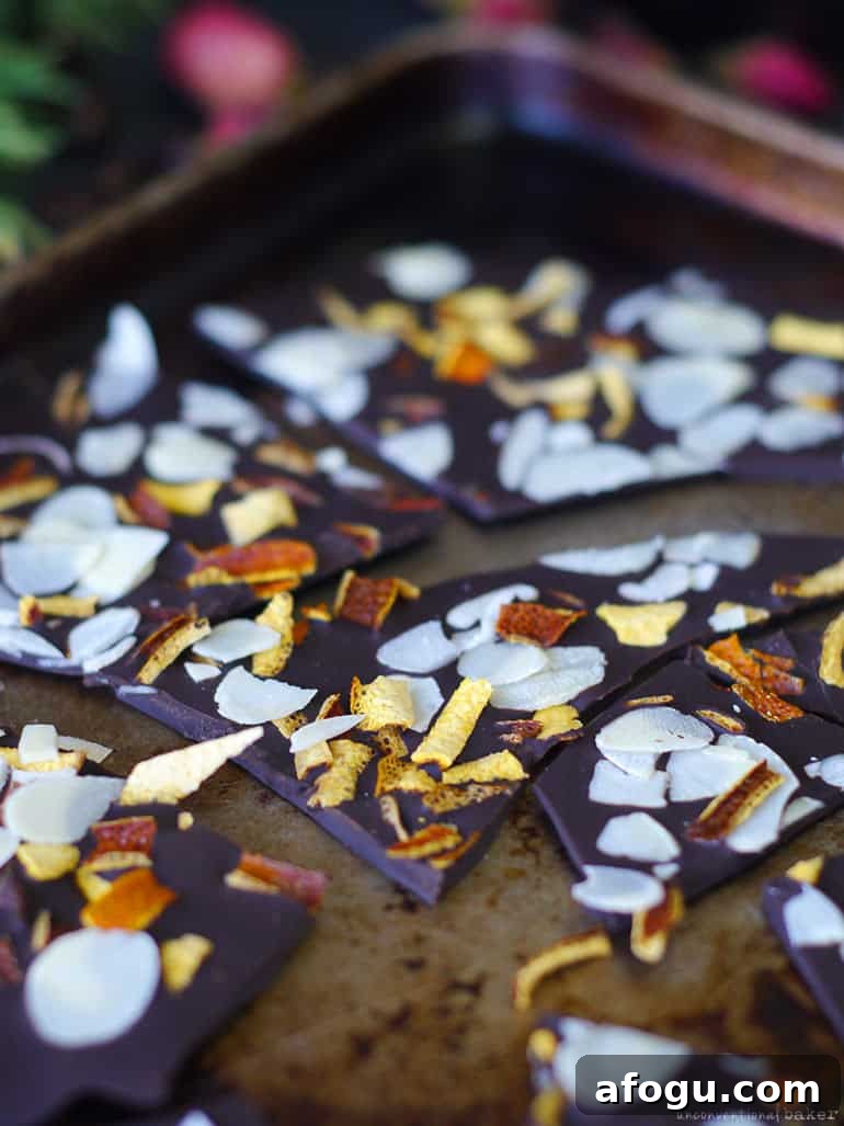 Dark Chocolate Orange Peel Truffles: Zesty Homemade Recipe 2 Dark Chocolate with Orange Peel (Free From: Dairy, Refined Sugar, Gluten & Grains, w/ Nut-Free Option)