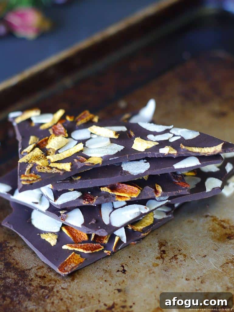 Dark Chocolate Orange Peel Truffles: Zesty Homemade Recipe 3 Dark Chocolate with Orange Peel (Free From: Dairy, Refined Sugar, Gluten & Grains, w/ Nut-Free Option)