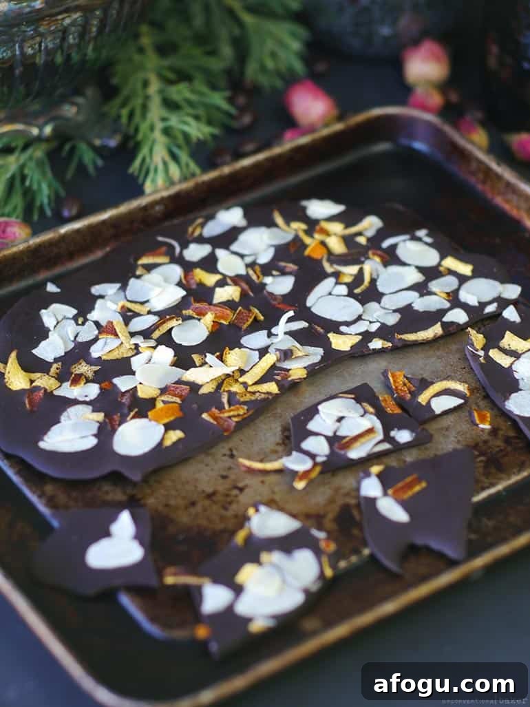 Dark Chocolate Orange Peel Truffles: Zesty Homemade Recipe 5 Dark Chocolate with Orange Peel (Free From: Dairy, Refined Sugar, Gluten & Grains, w/ Nut-Free Option)