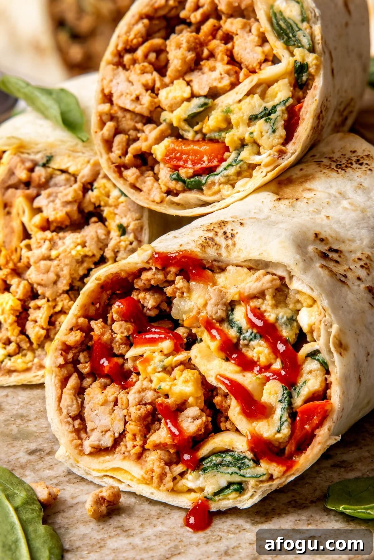 Freezer Friendly Breakfast Burritos Meal Prep - Olivia Adriance