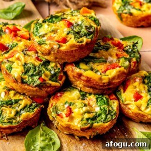 Sweet Potato Crust Egg Veggie Muffins - Olivia Adriance
