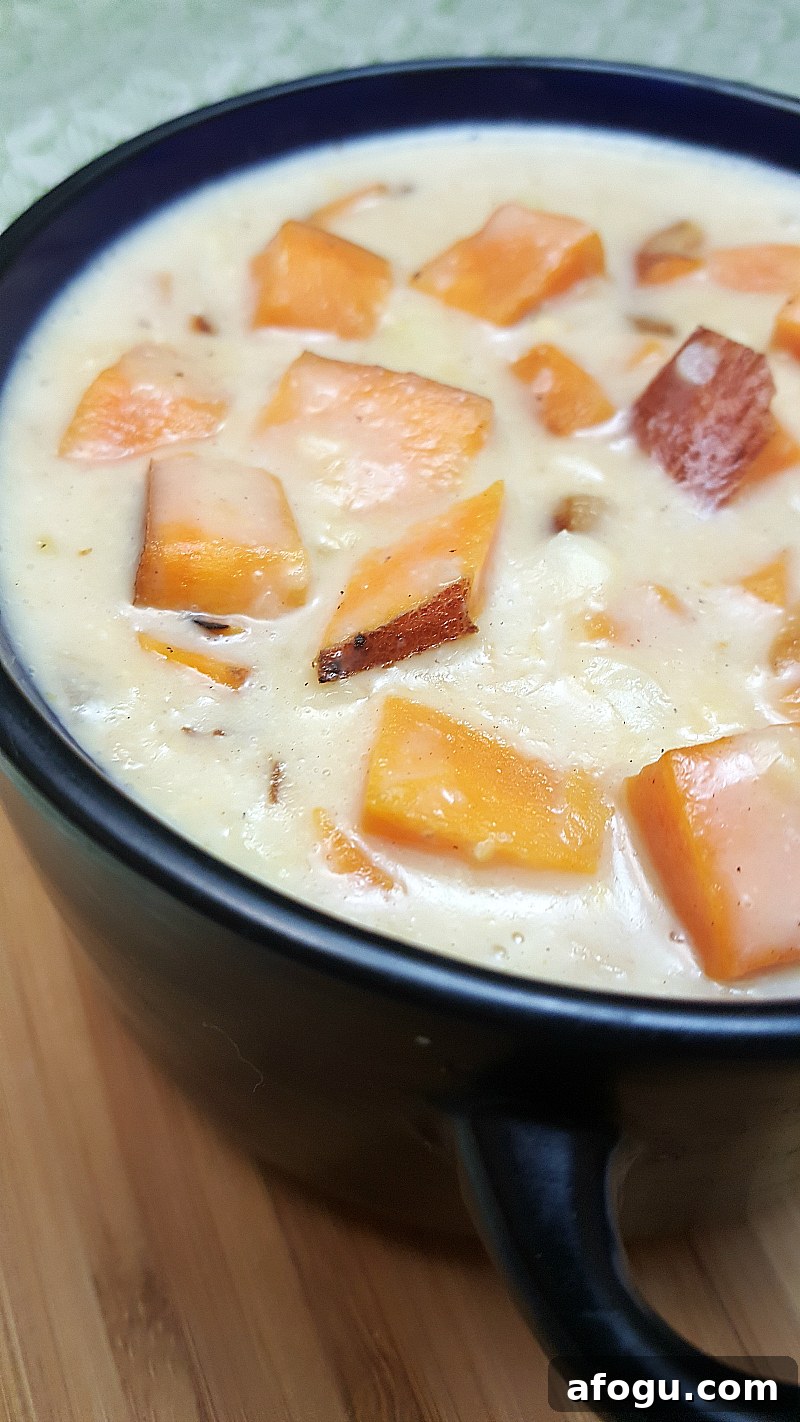 Creamy Sweet Potato and Corn Chowder (Vegetarian Recipe) 5 Vegetarian Sweet Potato Corn Chowder