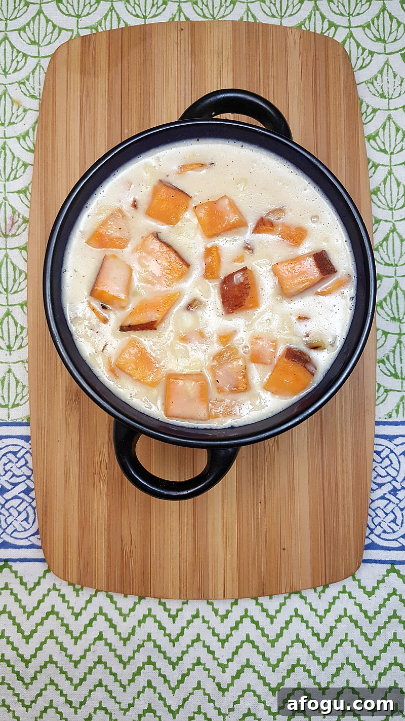 Creamy Sweet Potato and Corn Chowder (Vegetarian Recipe) 6 Vegetarian Sweet Potato Corn Chowder