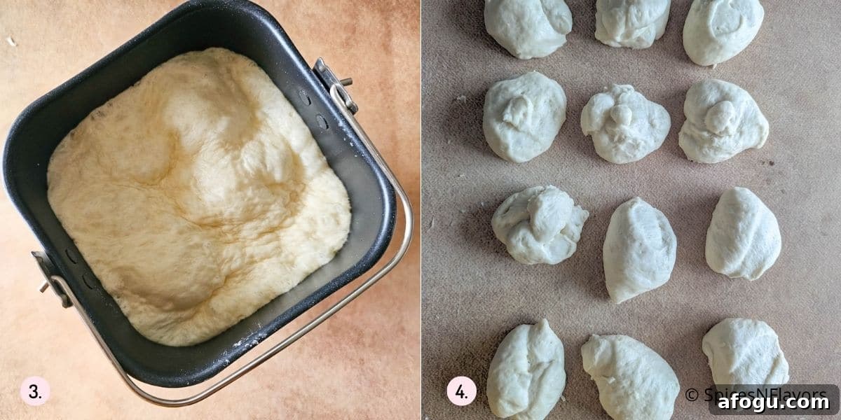 divide the dough into balls