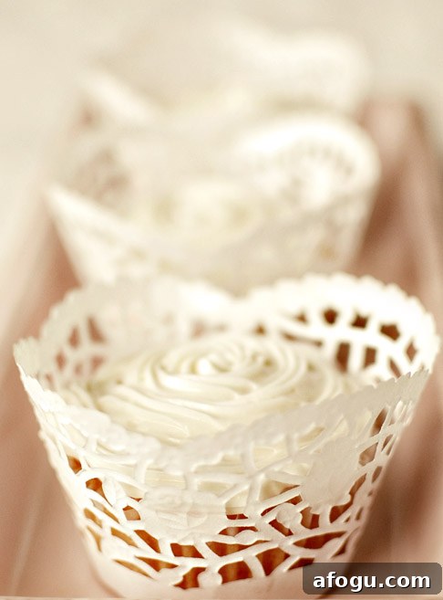 Cupcake Wrappers Made from Doilies