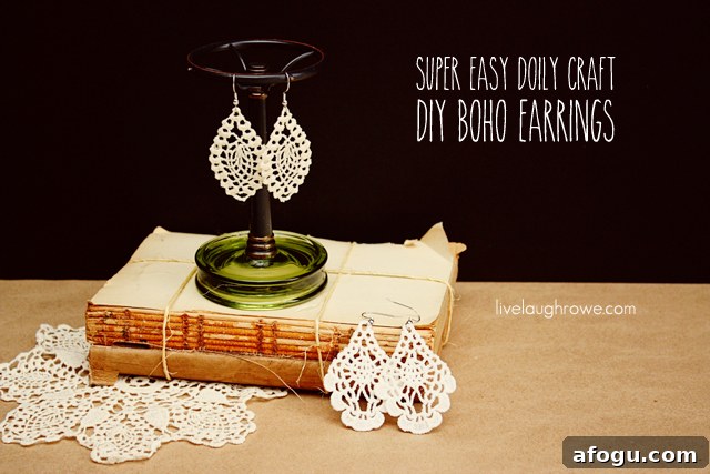 Doily Craft | DIY Boho Earrings