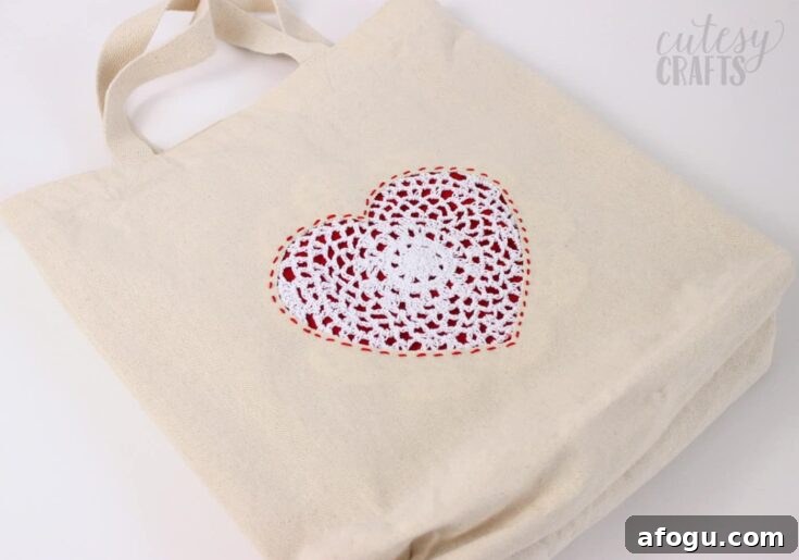 Applique Tote Bag Using a Cool Reverse Method