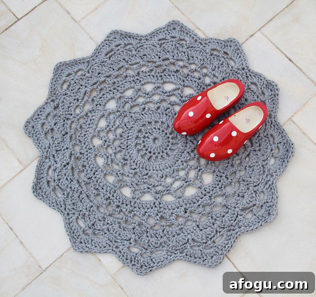 Crochet Doily Rug