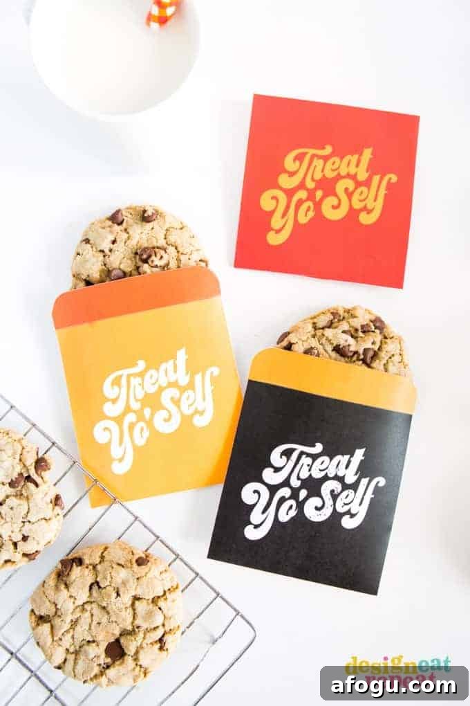 Treat Yo' Self Printable Treat Bags – DIY Party Favor Templates 2 Treat Yo'Self Printable Treat Bags!