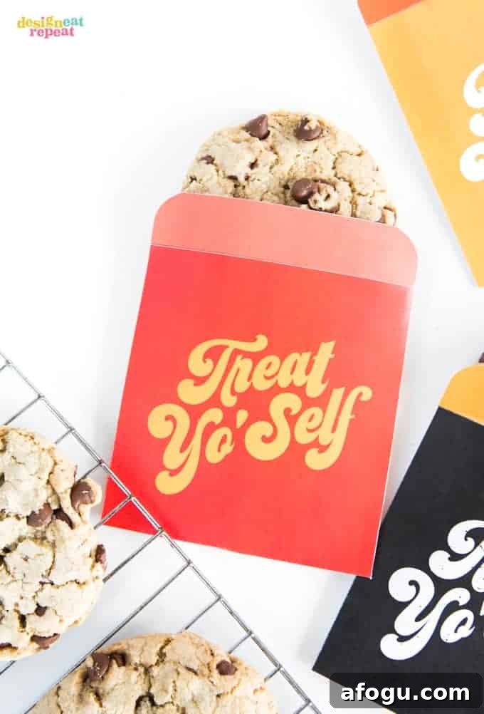 Treat Yo' Self Printable Treat Bags – DIY Party Favor Templates 4 Treat Yo'Self Printable Treat Bags!