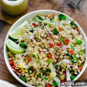 Thai Cauliflower Rice Salad