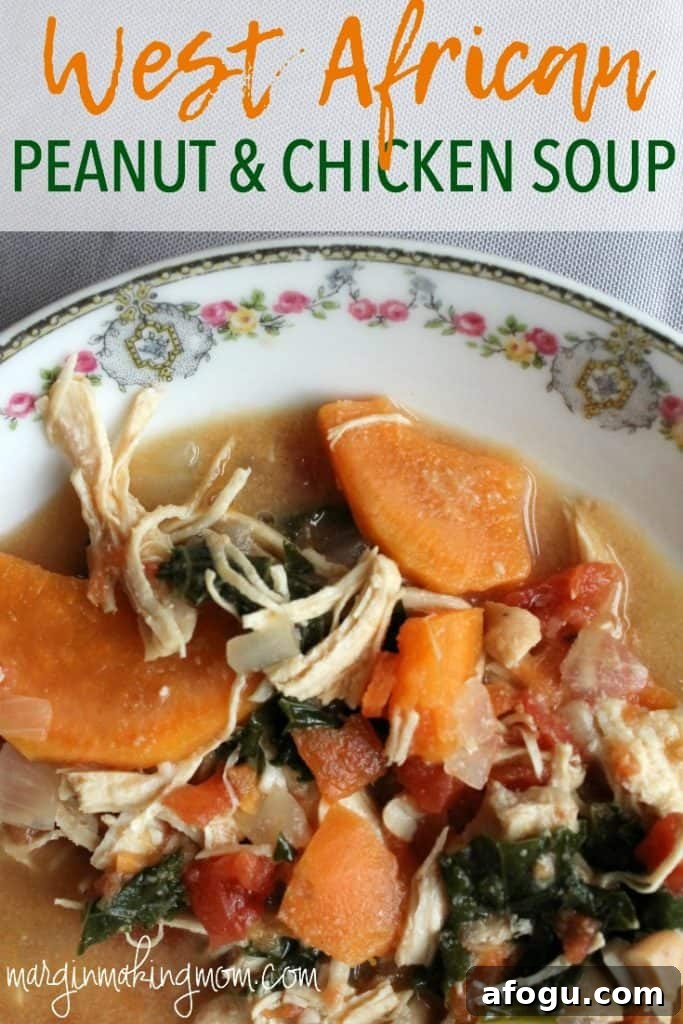 West African Peanut Chicken Soup Recipe — Comforting One-Pot Meal 2 This West African Peanut and Chicken Soup is a unique blend of flavors that creates a perfectly comforting and healthy soup! It is an easy weeknight meal but is also great for guests! Easy meals | Healthy Meals | Chicken Soup