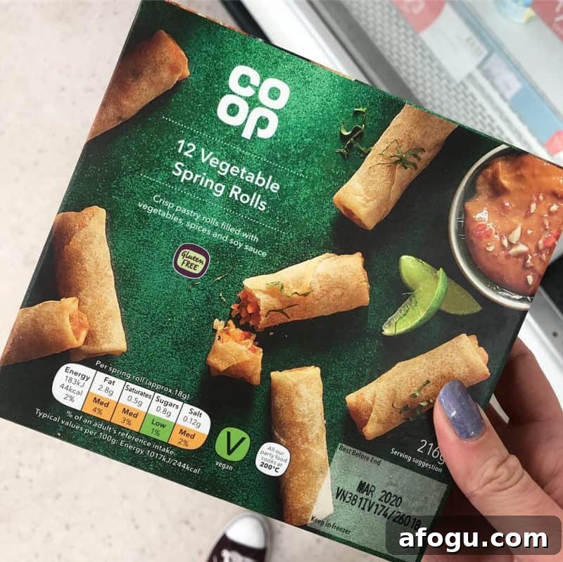 gluten free spring rolls co-op