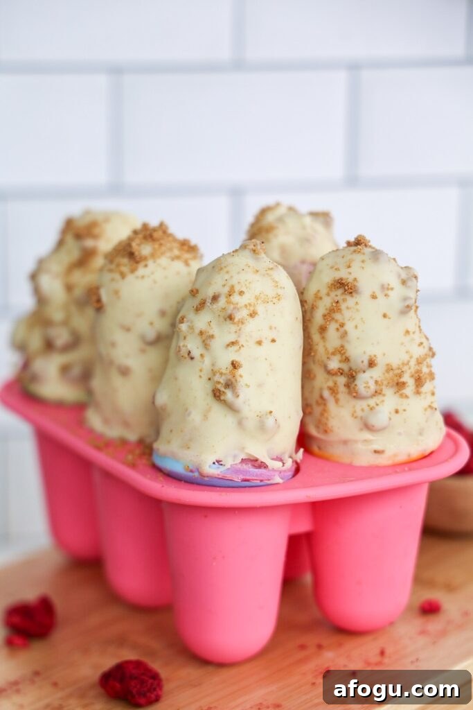 Vegan, dairy-free, paleo frozen yogurt pops!