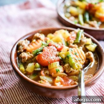 Paleo Italian Minestrone Recipe: Hearty Low-Carb Soup 7 img 14405 6