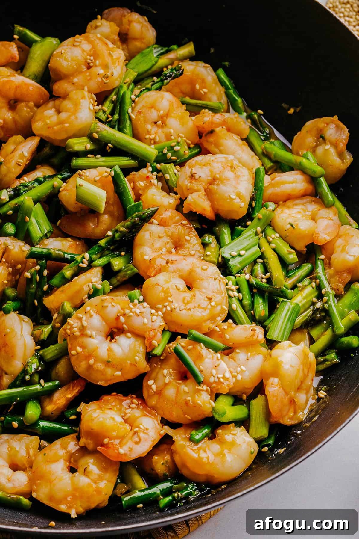 Honey Garlic Shrimp Stir Fry
