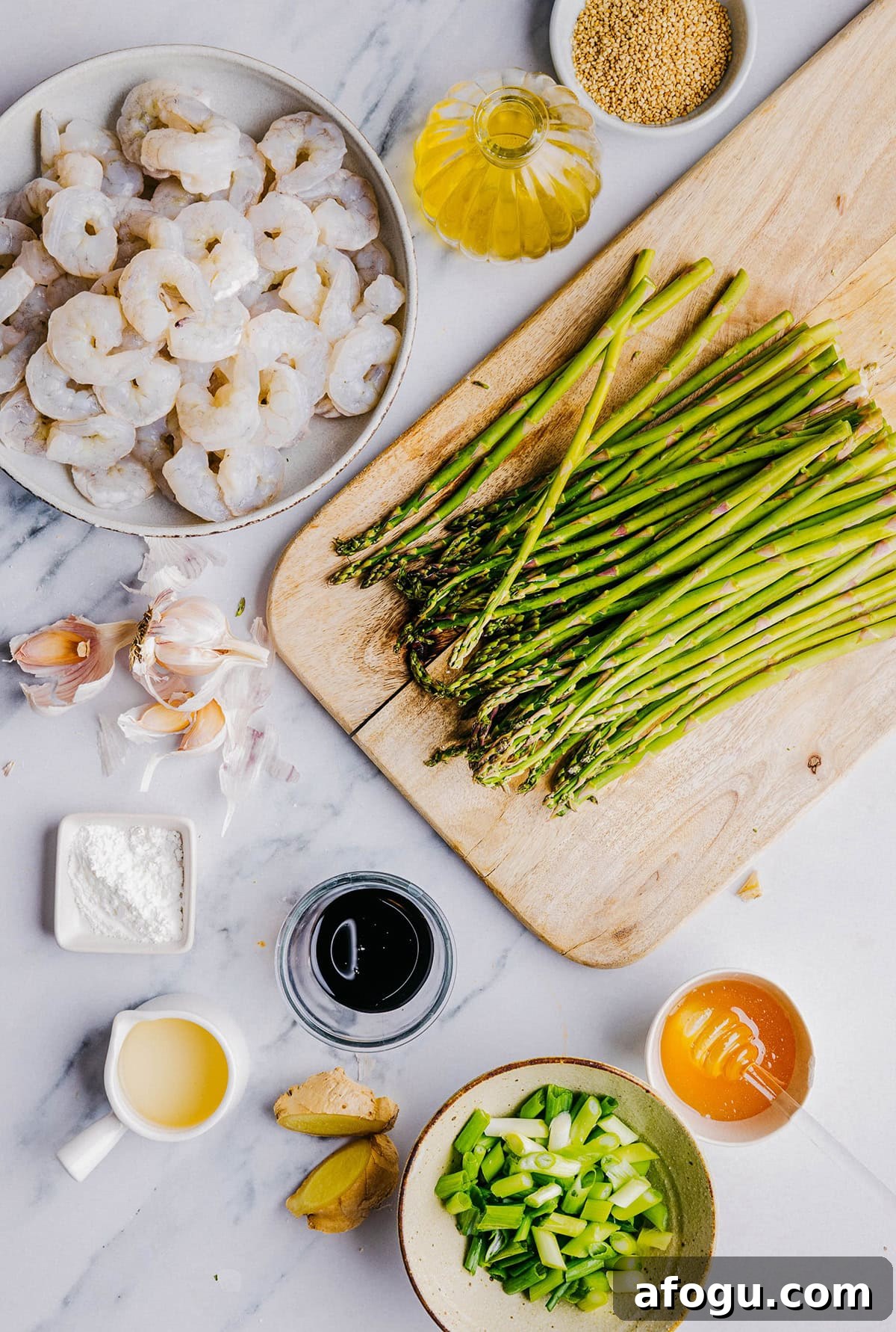 Honey Garlic Shrimp Stir Fry