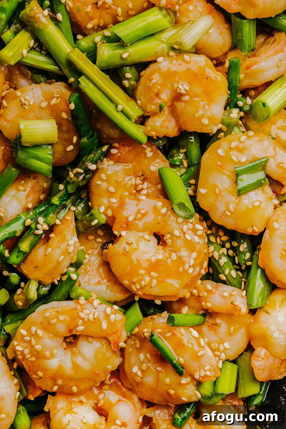 Honey Garlic Shrimp Stir Fry