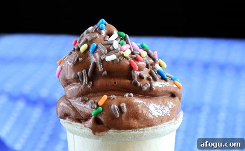 chocolate soft serve