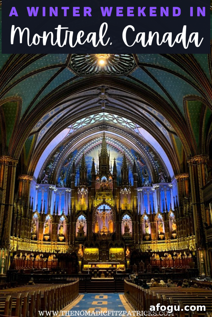 Winter Weekend Guide: Top Things to Do in Montréal, Canada 3 winter weekend in montreal canada pin